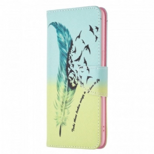 Flip Cover Oppo Find X5 Fjer