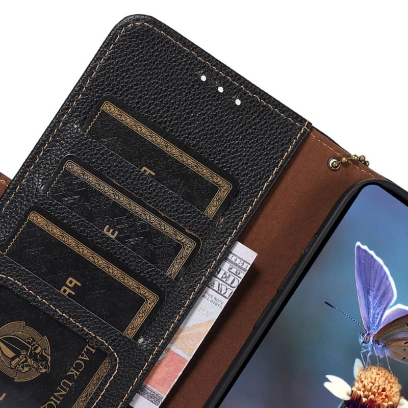 Flip Cover Honor X9b / Magic 6 Lite Læder Rfid-blokering