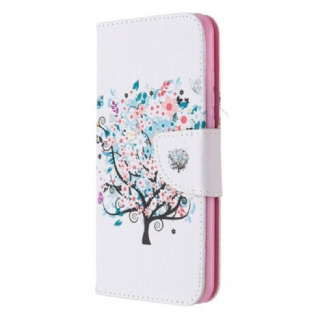 Flip Cover Huawei P Smart 2020 Blomstret Træ
