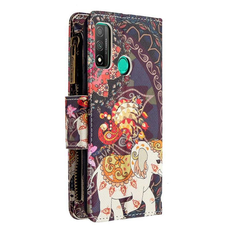 Flip Cover Huawei P Smart 2020 Elefant Lynlåslomme