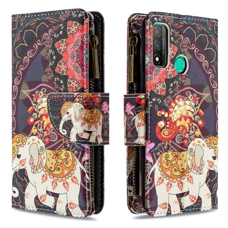 Flip Cover Huawei P Smart 2020 Elefant Lynlåslomme