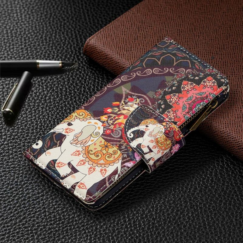 Flip Cover Huawei P Smart 2020 Elefant Lynlåslomme