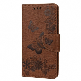 Flip Cover Huawei P Smart 2020 Med Snor Pragtfulde Stropsommerfugle
