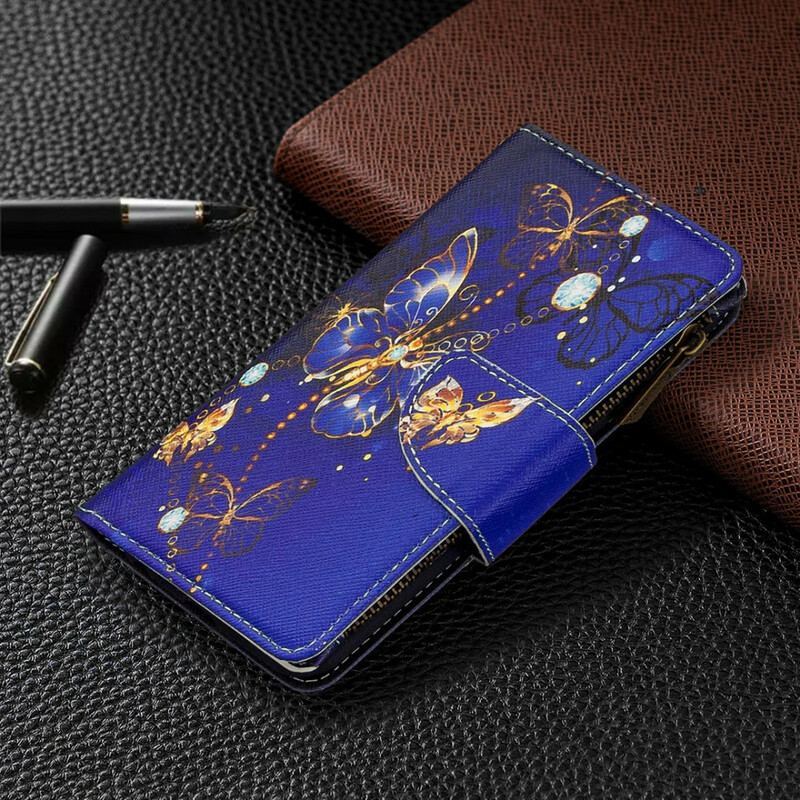 Flip Cover Huawei P Smart 2020 Sommerfugle Lynlåslomme