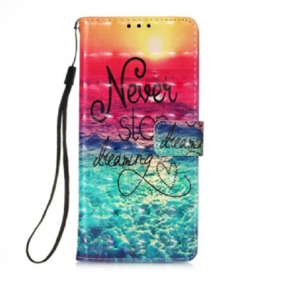 Flip Cover Huawei P Smart 2020 Stop Aldrig Med At Drømme