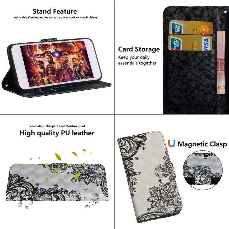 Læder Cover Huawei P Smart 2020 Chic Blonde