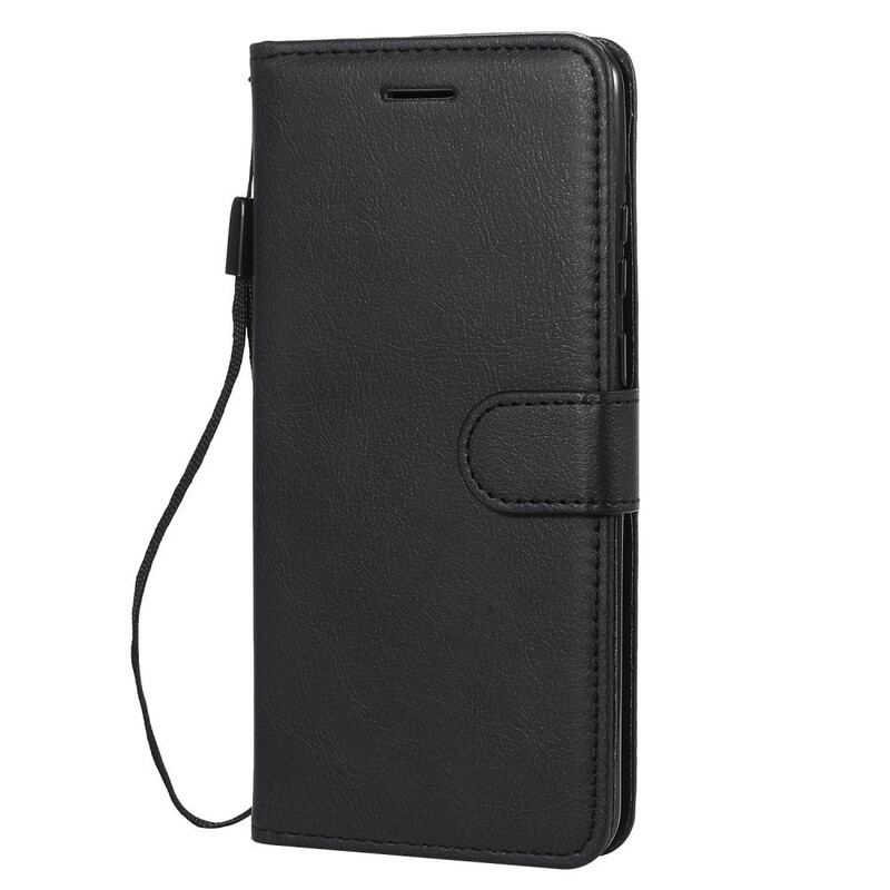 Læder Cover Huawei P Smart 2020 Med Snor Strappy Lædereffekt