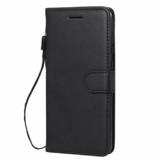 Læder Cover Huawei P Smart 2020 Med Snor Strappy Lædereffekt