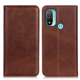 Cover Moto E40 / E30 / E20 Flip Cover Elegance Split Læder