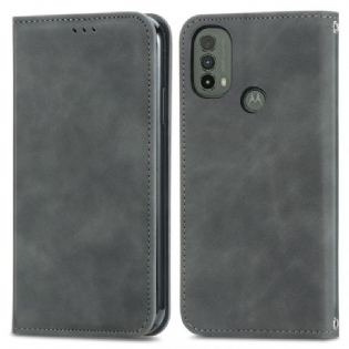 Cover Moto E40 / E30 / E20 Flip Cover Skin-touch Design