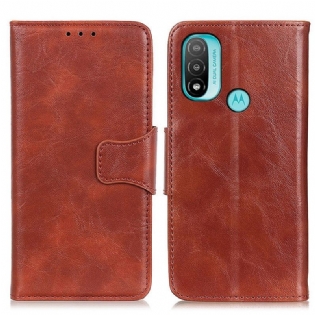 Flip Cover Moto E40 / E30 / E20 Læder Cover Dobbeltsidet Magnetisk Klap