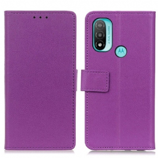 Læder Cover Moto E40 / E30 / E20 Khazneh Classic