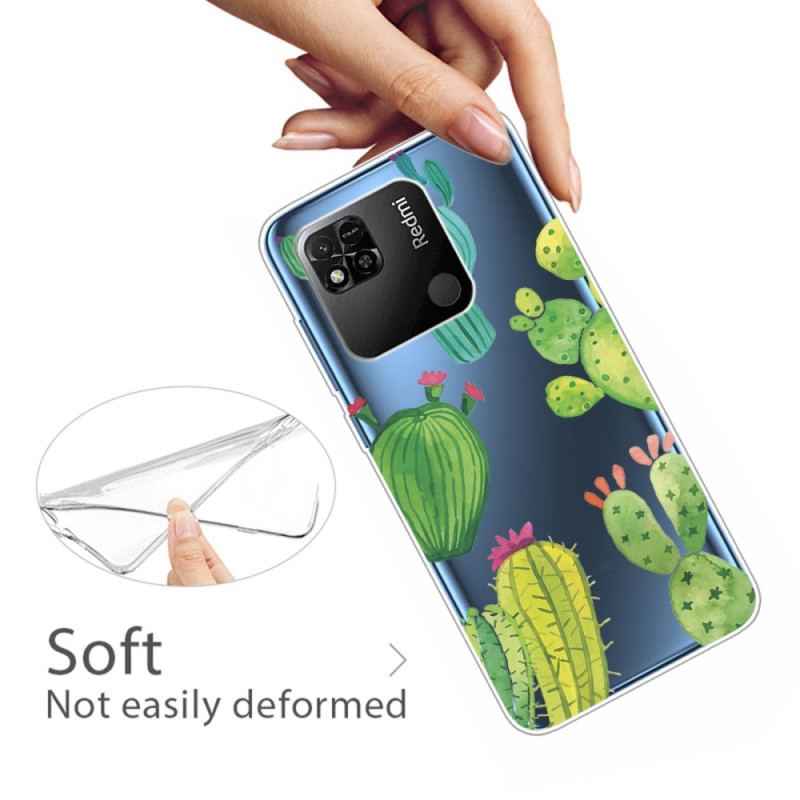 Cover Xiaomi Redmi 10A Sømløs Kaktus