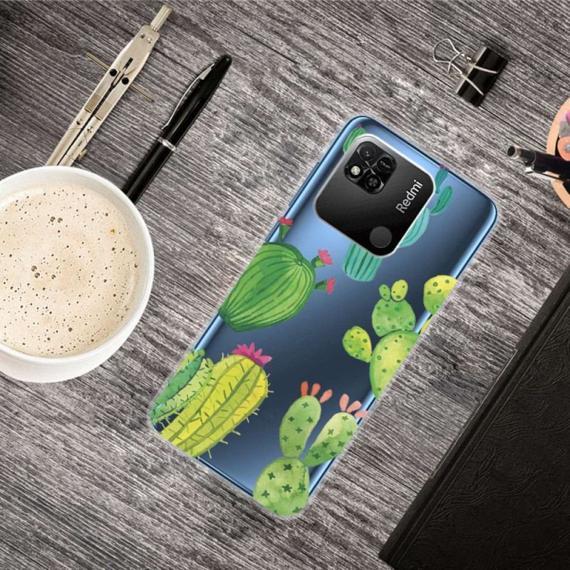 Cover Xiaomi Redmi 10A Sømløs Kaktus