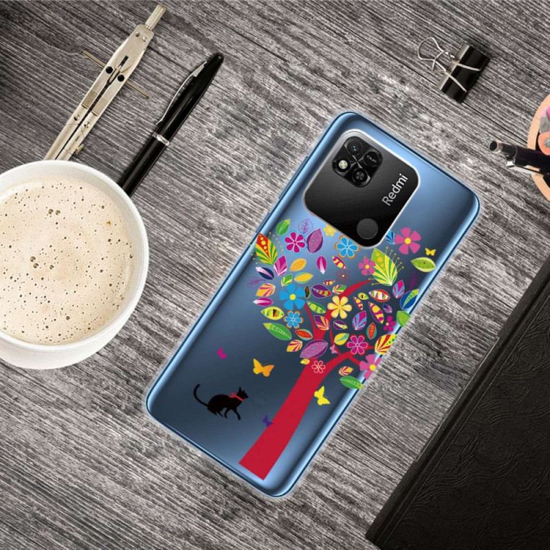 Cover Xiaomi Redmi 10A Sømløst Farverigt Træ