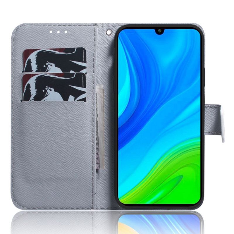 Flip Cover Xiaomi Redmi 10A Hvid Tiger