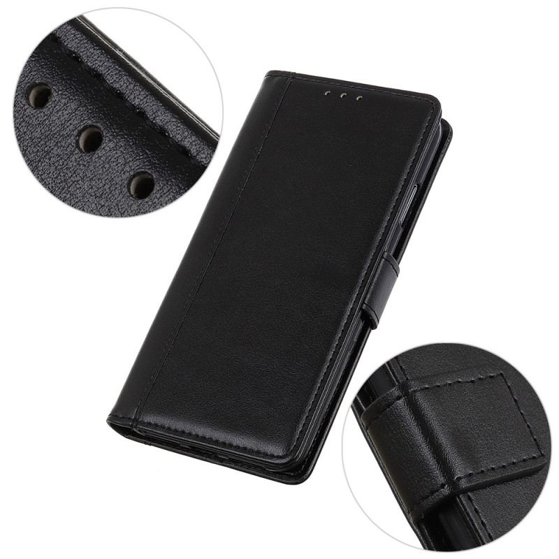 Flip Cover Xiaomi Redmi 10A Læder Effekt