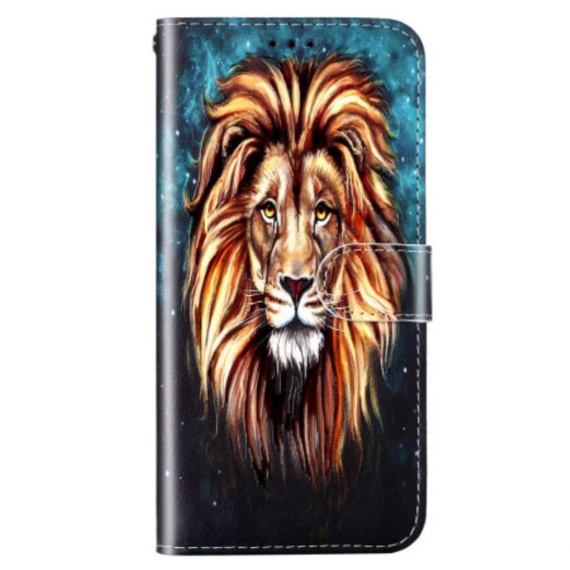 Flip Cover Xiaomi Redmi 10A Med Snor Løvebånd