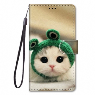 Flip Cover Xiaomi Redmi 10A Med Snor Sjov Thong Kat