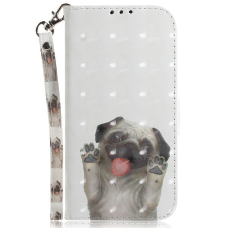 Flip Cover Xiaomi Redmi 10A Med Snor Thong Pug
