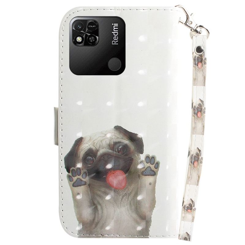 Flip Cover Xiaomi Redmi 10A Med Snor Thong Pug