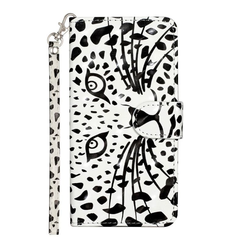 Flip Cover Xiaomi Redmi 10A Med Snor Thong Tiger
