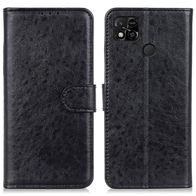 Flip Cover Xiaomi Redmi 10A Tekstureret Kunstlæder