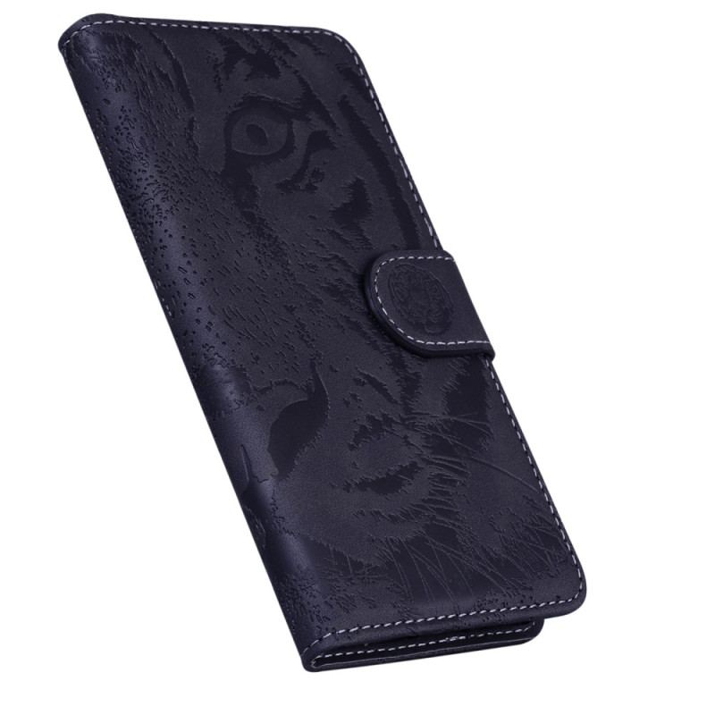 Flip Cover Xiaomi Redmi 10A Tiger Fodaftryk