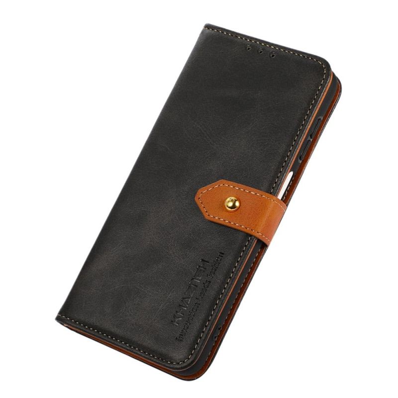 Flip Cover Xiaomi Redmi 10A Tofarvet Gyldent Lås Khazneh