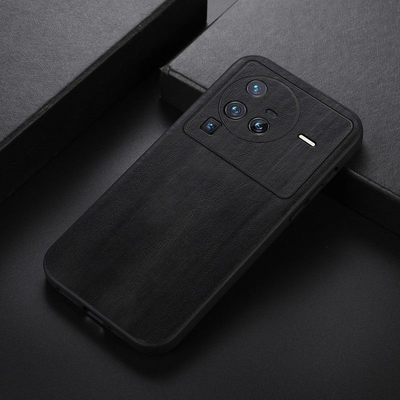 Cover Vivo X80 Pro Læder Effekt