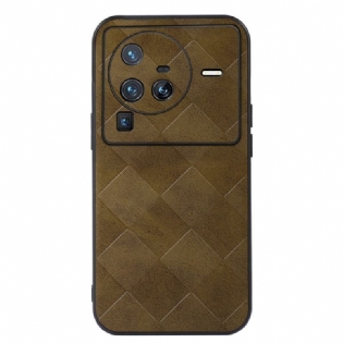 Cover Vivo X80 Pro Vævet Stil