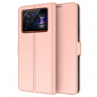 Flip Cover Vivo X80 Pro Magnetisk Lås