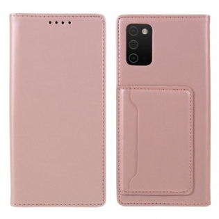 Cover Samsung Galaxy A03s Flip Cover Kortholder Stativ