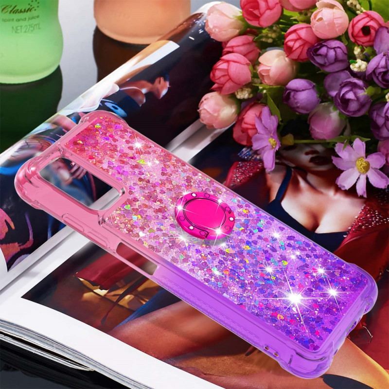 Cover Samsung Galaxy A03s Glitter Ring-bracket