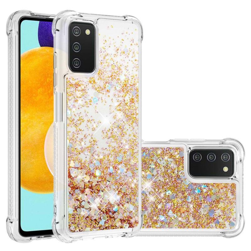 Cover Samsung Galaxy A03s Ønsker Pailletter