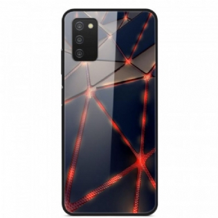 Cover Samsung Galaxy A03s Red Ray Hærdet Glas
