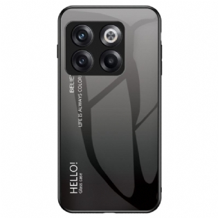 Cover OnePlus 10T 5G Hærdet Glas Hej
