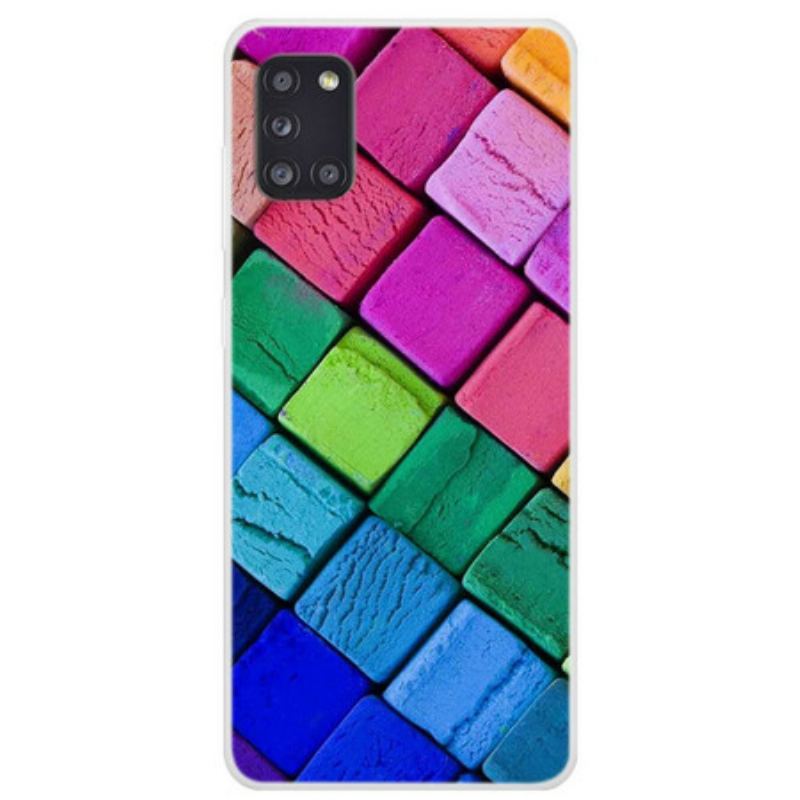 Cover Samsung Galaxy A31 Farvede Terninger