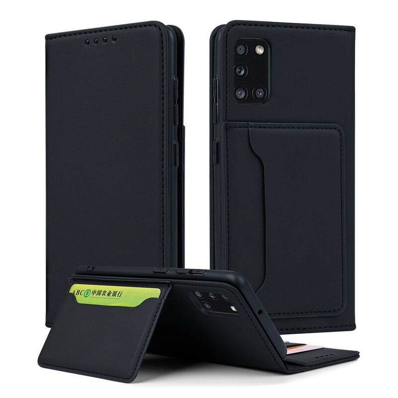 Cover Samsung Galaxy A31 Flip Cover Kortholder Stativ