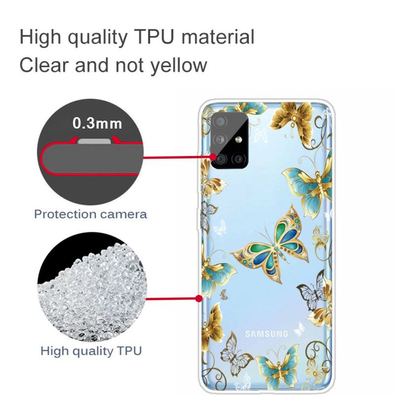 Cover Samsung Galaxy A31 Flugt Af Sommerfugle
