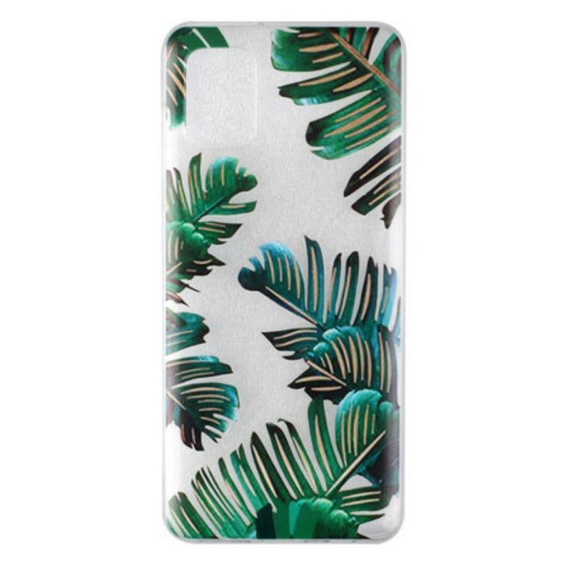 Mobilcover Samsung Galaxy A31 Sømløse Grønne Blade