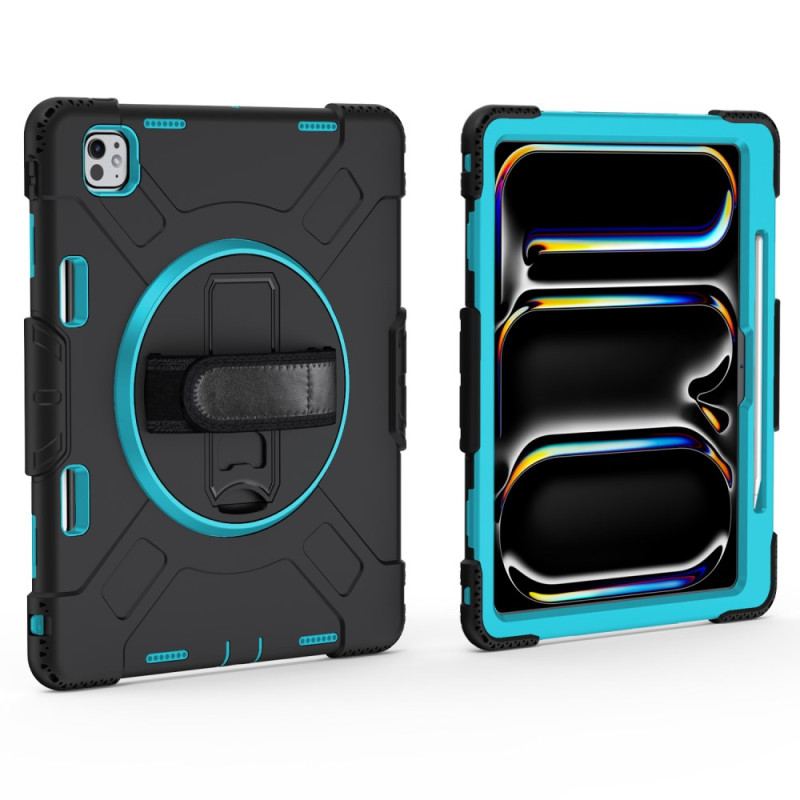 Cover iPad Pro 13 (2024) Telefon Etui Ultra Resistent Støtte Og Skulderrem