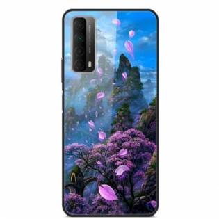 Cover Huawei P Smart 2021 Fantasy Landskab Hærdet Glas