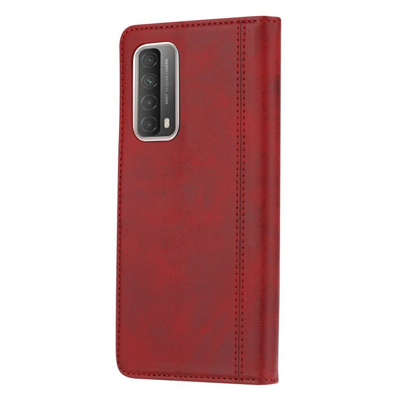 Flip Cover Huawei P Smart 2021 Forreste Kortholder Med Rem