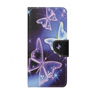 Flip Cover Huawei P Smart 2021 Sommerfugle