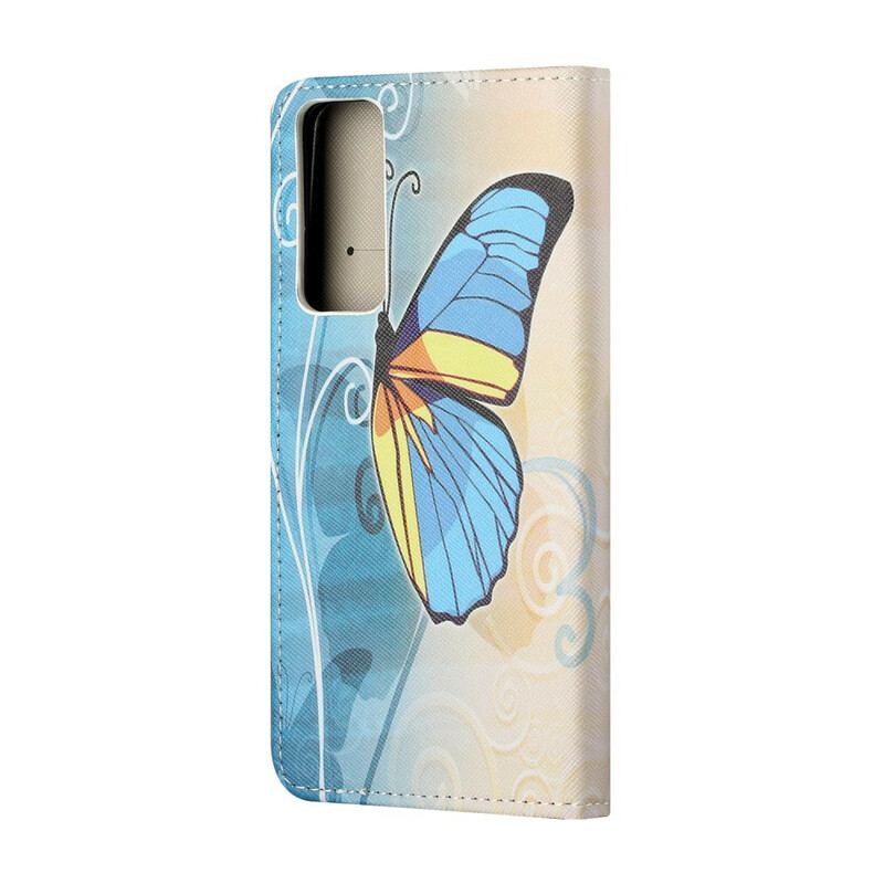 Flip Cover Huawei P Smart 2021 Sommerfugle