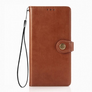 Læder Cover Huawei P Smart 2021 Kunstlæder Og Vintage Lås
