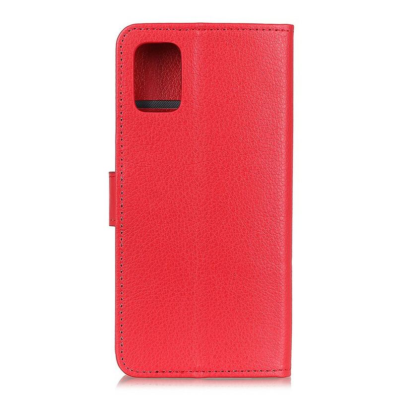 Læder Cover Huawei P Smart 2021 Litchi Tekstur