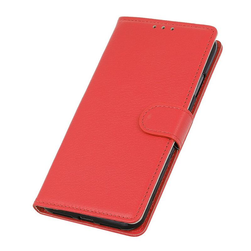 Læder Cover Huawei P Smart 2021 Litchi Tekstur