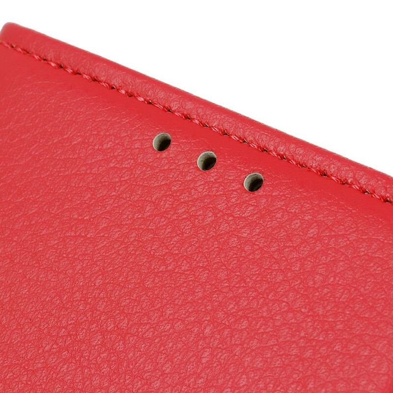 Læder Cover Huawei P Smart 2021 Litchi Tekstur